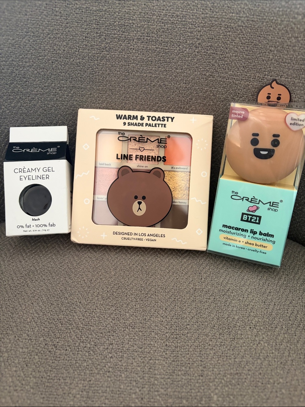 The Creme Shop 3 piece make up set
